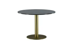 Fjôrd Eettafel Estelle Rond 106cm Grijs Marmer Brass