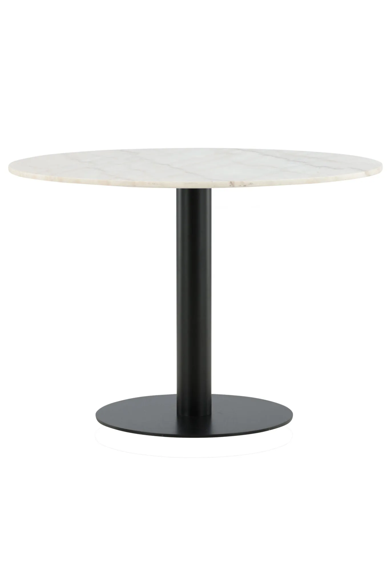 Fjôrd Eettafel Estelle Rond 106cm Wit Marmer Zwart