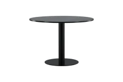 Fjôrd Eettafel Estelle Rond 106cm Grijs Marmer Zwart