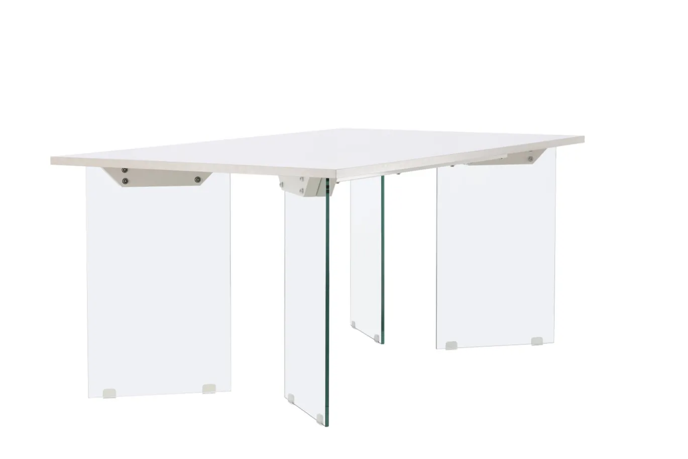 Fjôrd Eettafel Ester Glas Betonlook 180x90cm