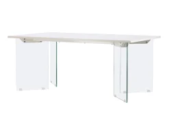 Fjôrd Eettafel Ester Glas Betonlook 180x90cm