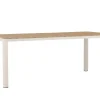 Fjôrd Eettafel Etna Aluminium Beige 210x90cm