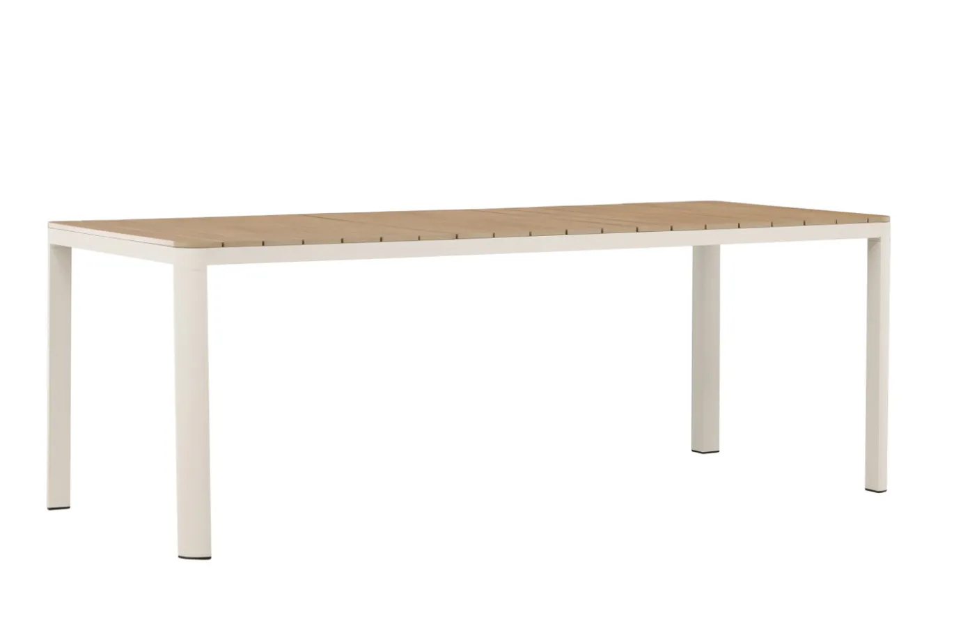 Fjôrd Eettafel Etna Aluminium Beige 210x90cm