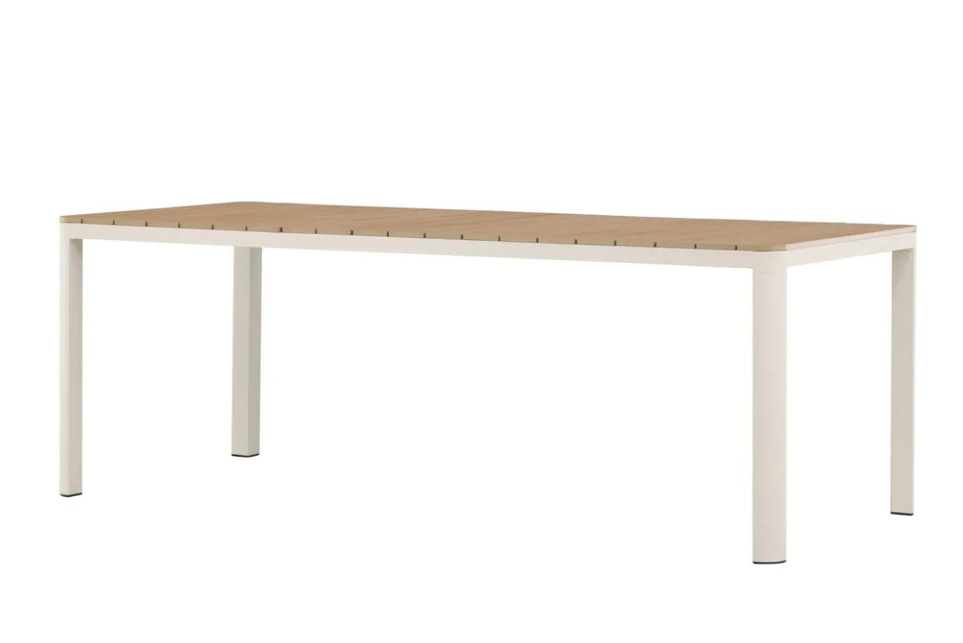 Fjôrd Eettafel Etna Aluminium Beige 210x90cm