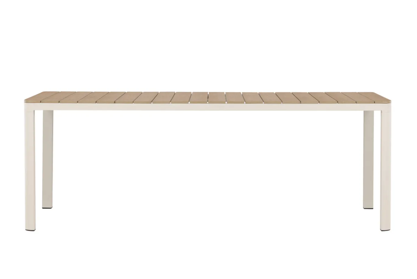 Fjôrd Eettafel Etna Aluminium Beige 210x90cm