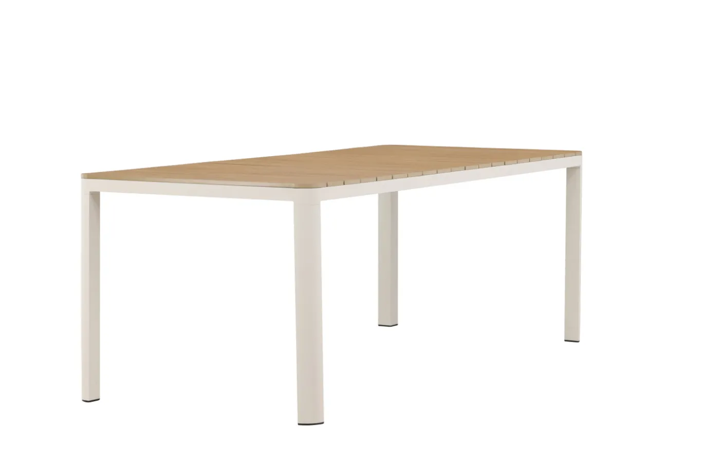 Fjôrd Eettafel Etna Aluminium Beige 210x90cm