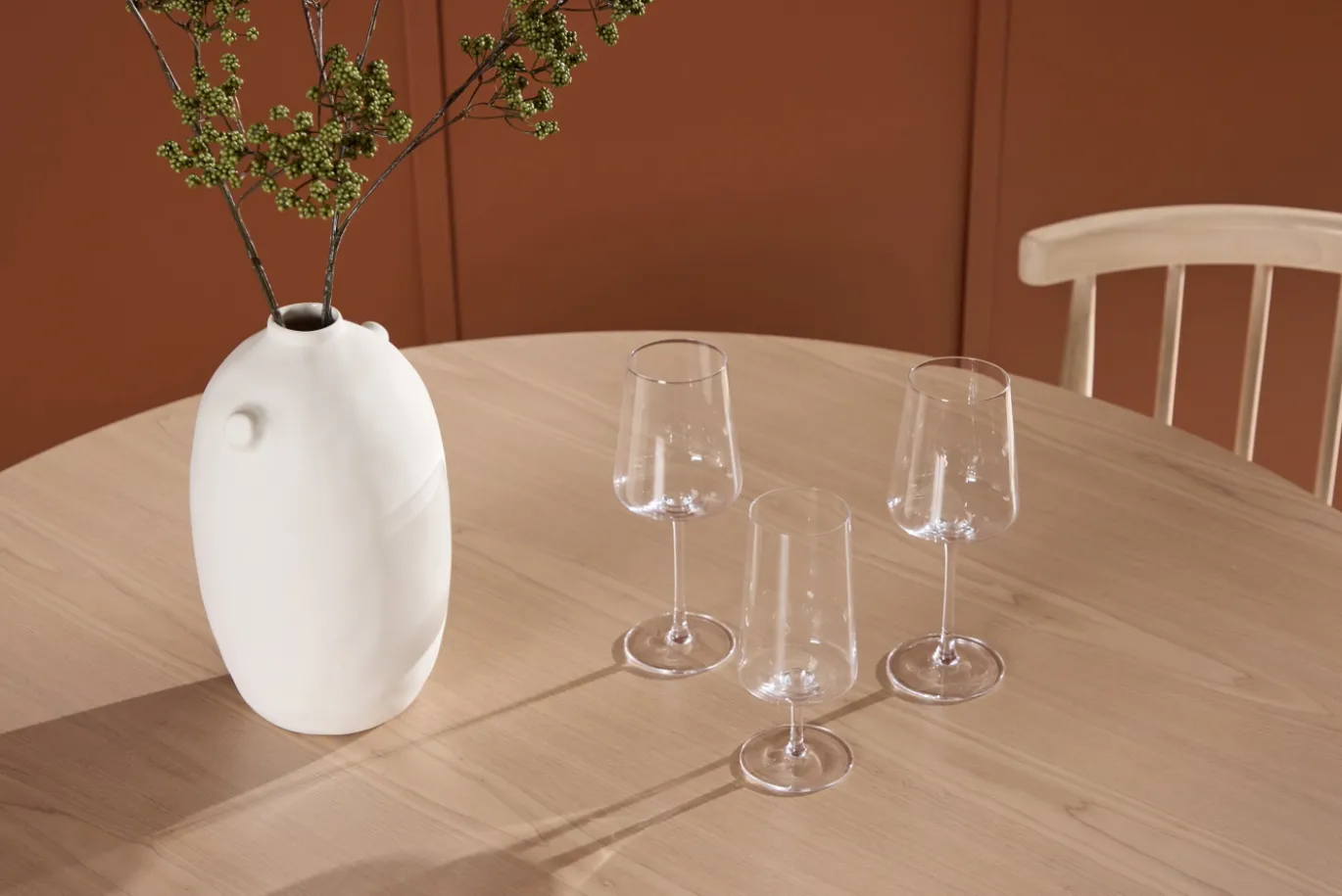 Fjôrd Eettafel Flora Rond Whitewash ⌀120cm