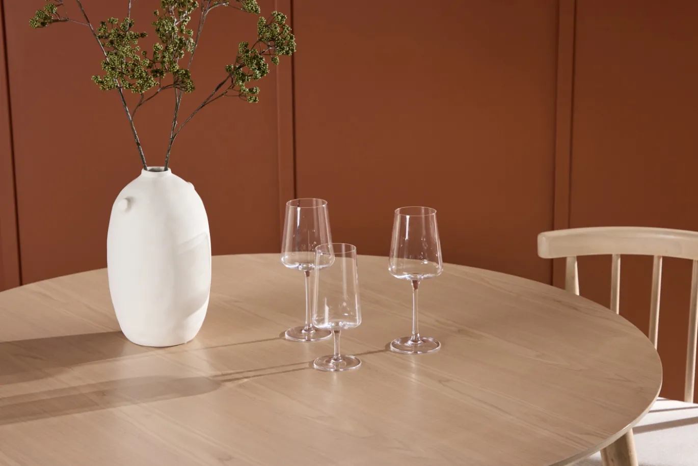 Fjôrd Eettafel Flora Rond Whitewash ⌀120cm