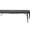 Fjôrd Eettafel Gold 180/220x85x76cm Zwart
