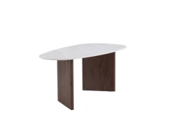 Fjôrd Eettafel Grönvik Ovaal 180x75 Mokka Lichtgrijs Betonlook