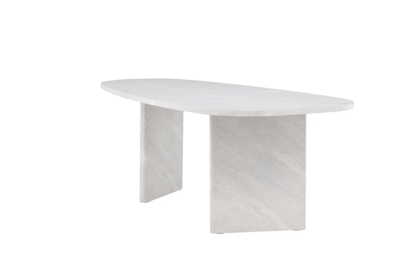 Fjôrd Eettafel Grönvik 220x100cm Wit Betonlook