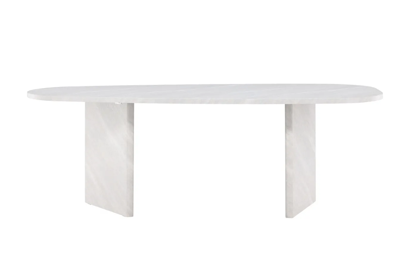 Fjôrd Eettafel Grönvik 220x100cm Wit Betonlook
