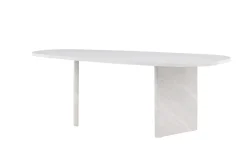 Fjôrd Eettafel Grönvik 220x100cm Wit Betonlook