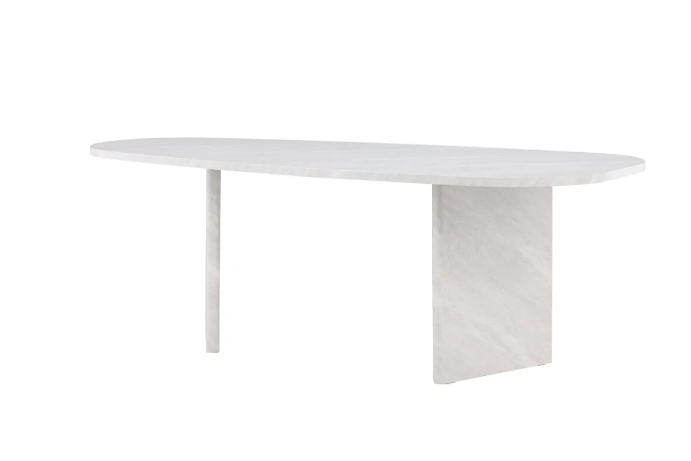 Fjôrd Eettafel Grönvik 220x100cm Wit Betonlook