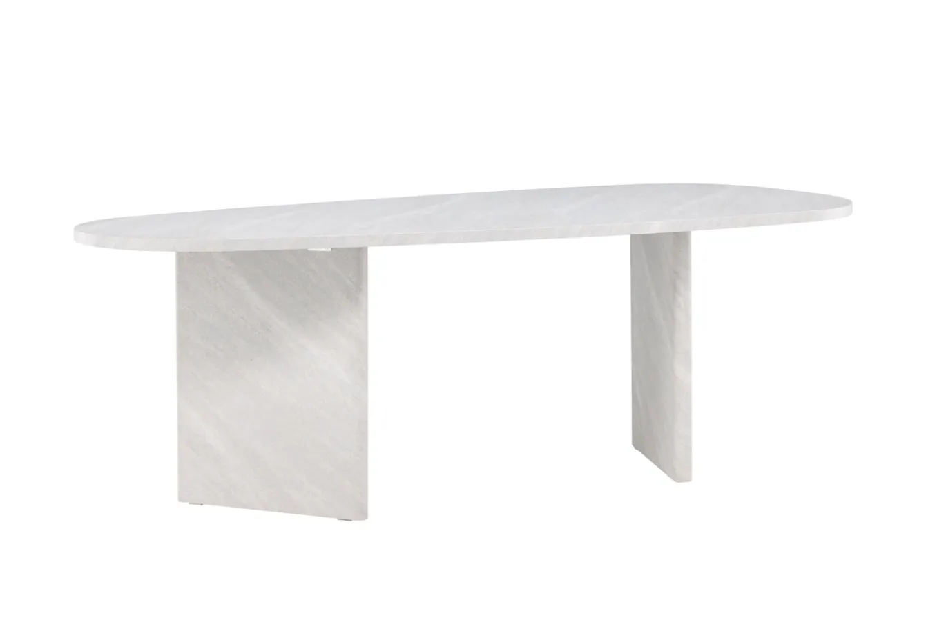 Fjôrd Eettafel Grönvik 220x100cm Wit Betonlook