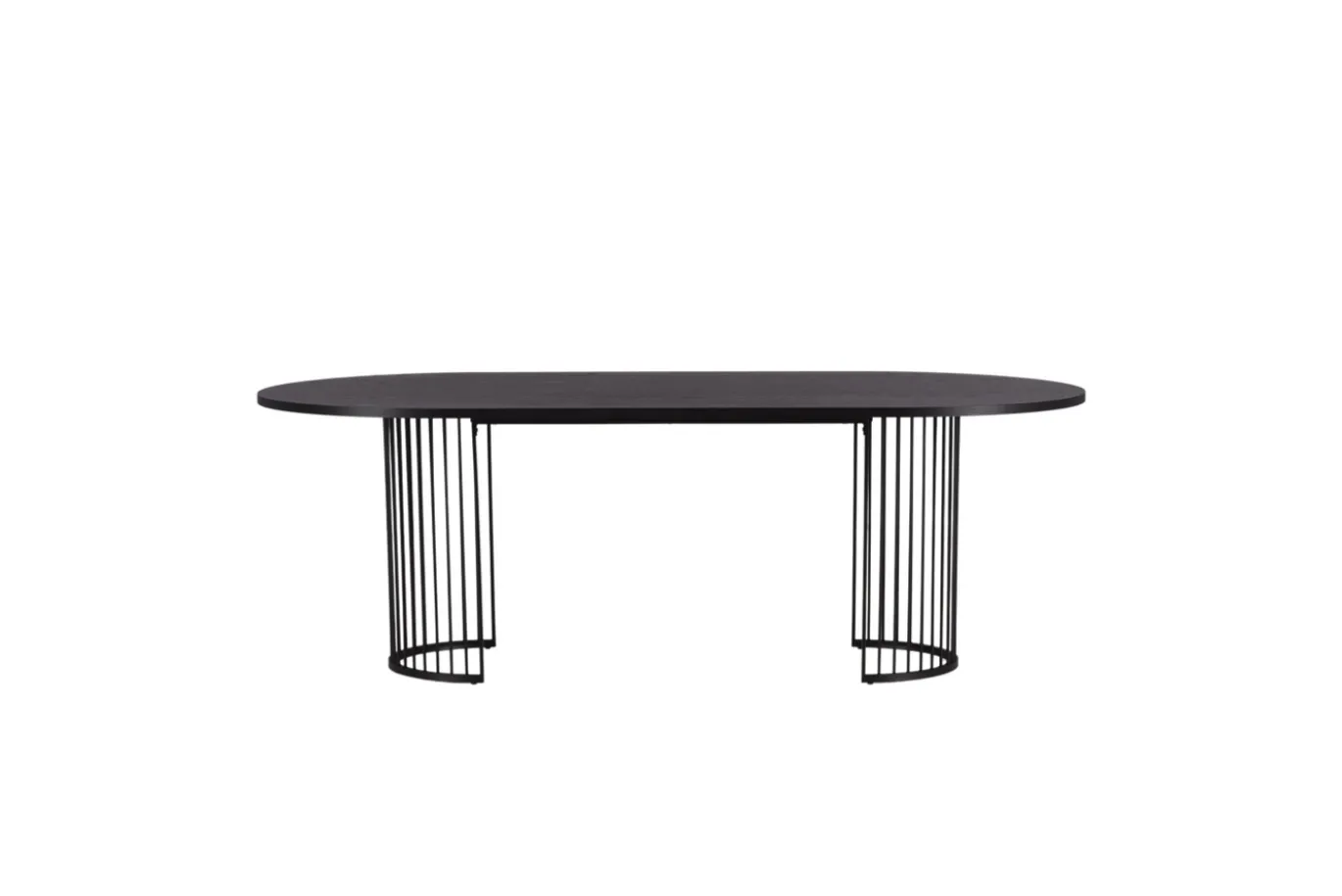 Fjôrd Eettafel Hamneskär Ovaal Zwart MDF