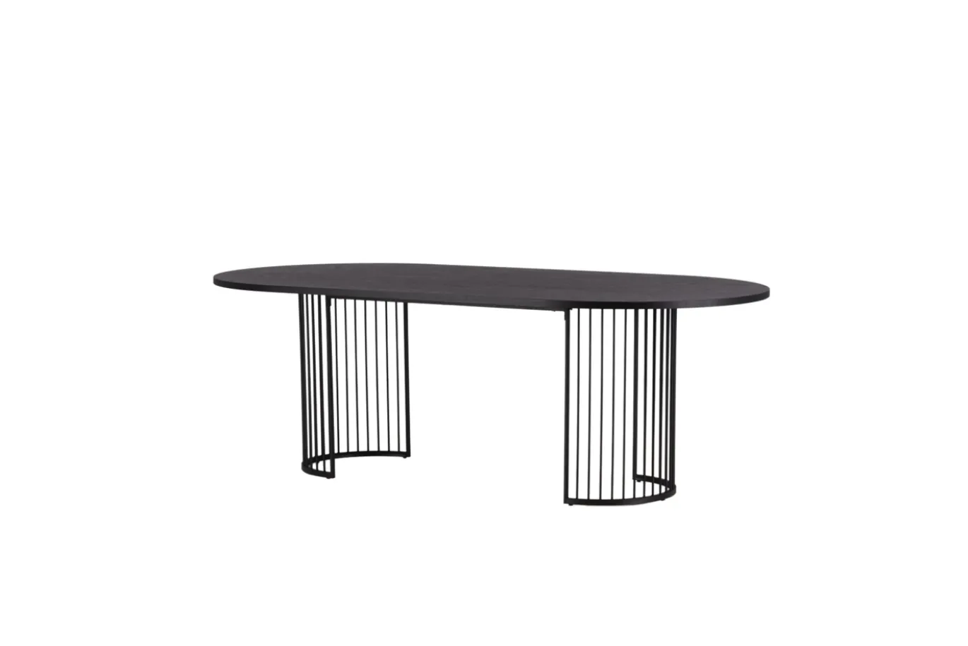Fjôrd Eettafel Hamneskär Ovaal Zwart MDF