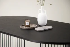 Fjôrd Eettafel Hamneskär Ovaal Zwart MDF