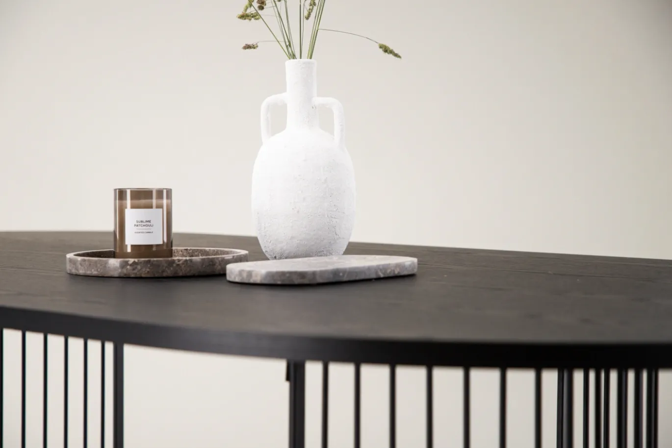 Fjôrd Eettafel Hamneskär Ovaal Zwart MDF