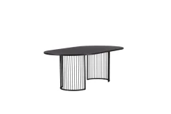Fjôrd Eettafel Hamneskär Ovaal Zwart MDF