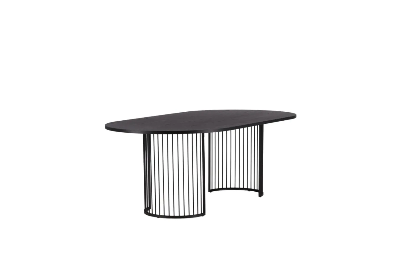 Fjôrd Eettafel Hamneskär Ovaal Zwart MDF
