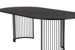 Fjôrd Eettafel Hamneskär Ovaal Zwart MDF
