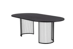 Fjôrd Eettafel Hamneskär Ovaal Zwart MDF