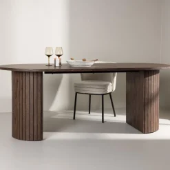Fjôrd Eettafel Härön Ovaal 200cm Mokka