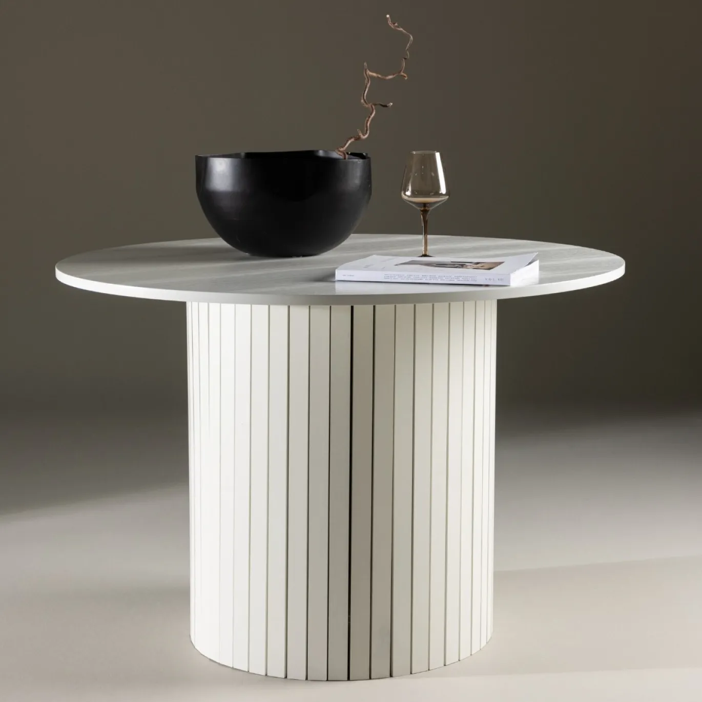 Fjôrd Eettafel Härön Rond Ø110cm Wit