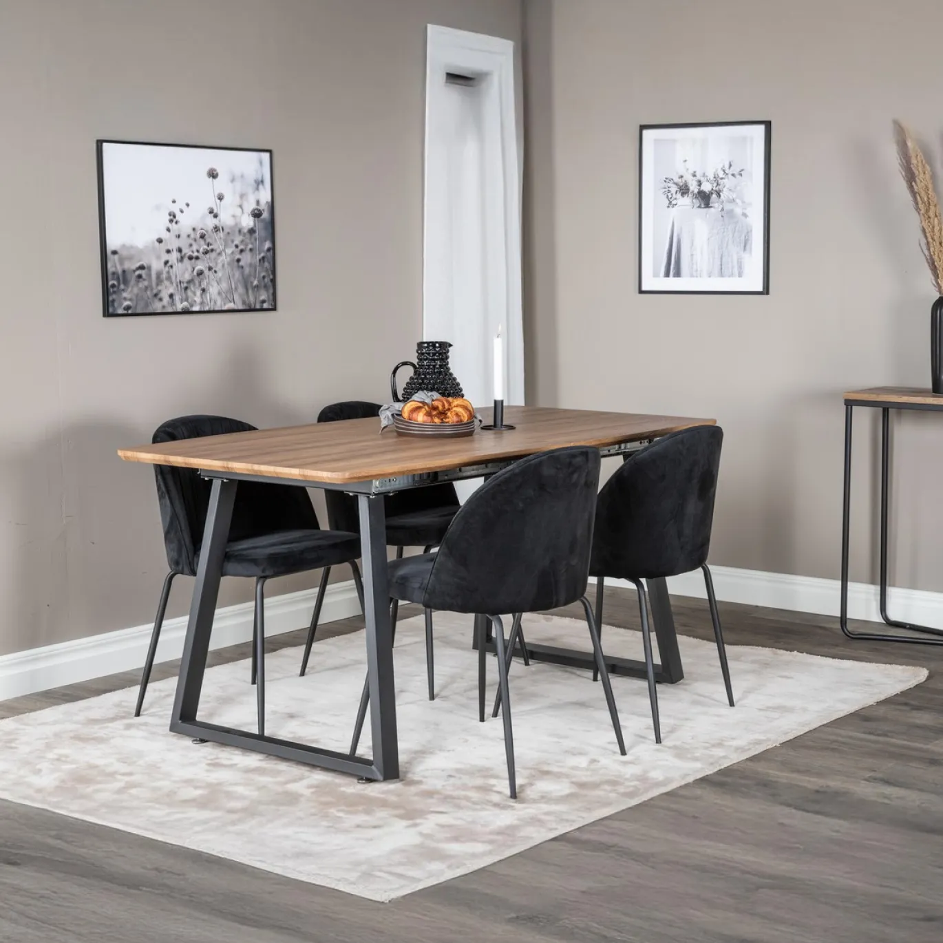 Fjôrd Eettafel Inca Walnoot 160x85cm