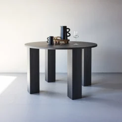 Fjôrd Eettafel Juno Rond Zwart ⌀120cm