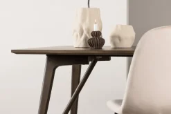 Fjôrd Eettafel Kaseidon Donker Bruin