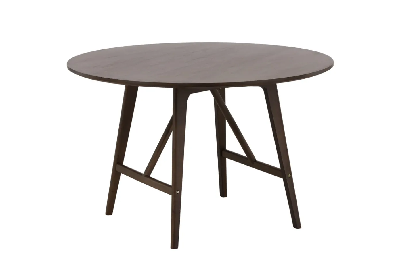Fjôrd Eettafel Kaseidon Rond Donker Bruin