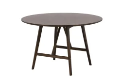 Fjôrd Eettafel Kaseidon Rond Donker Bruin