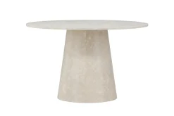 Fjôrd Eettafel Lanzo ø120cm Beige Marmerlook