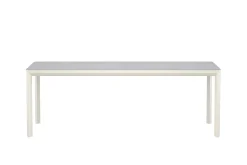 Fjôrd Eettafel Lino Aluminium Beige 220x100cm