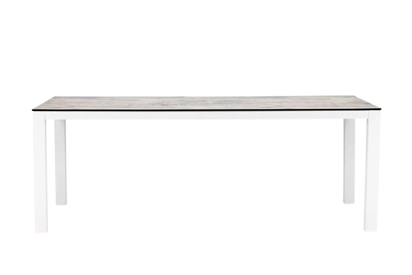 Fjôrd Eettafel Llama 205x100cm Wit Alu Grijs Hpl