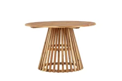 Fjôrd Eettafel Lumpur Rond Acacia Teaklook Rond Ø120x75cm