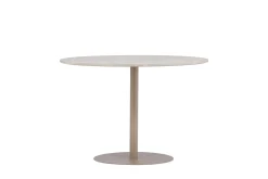 Fjôrd Eettafel Lycke Rond Ø110cm Beige Marmerlook