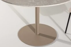 Fjôrd Eettafel Lycke Rond Ø110cm Beige Marmerlook