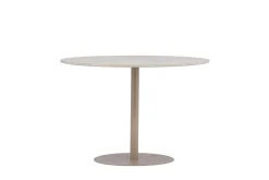 Fjôrd Eettafel Lycke Rond Ø110cm Beige Marmerlook