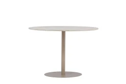 Fjôrd Eettafel Lycke Rond Ø110cm Beige Marmerlook