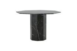 Fjôrd Eettafel Marbs Rond Zwart Marmerlook