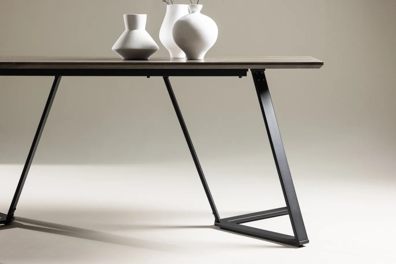 Fjôrd Eettafel Marina Eiken/Zwart