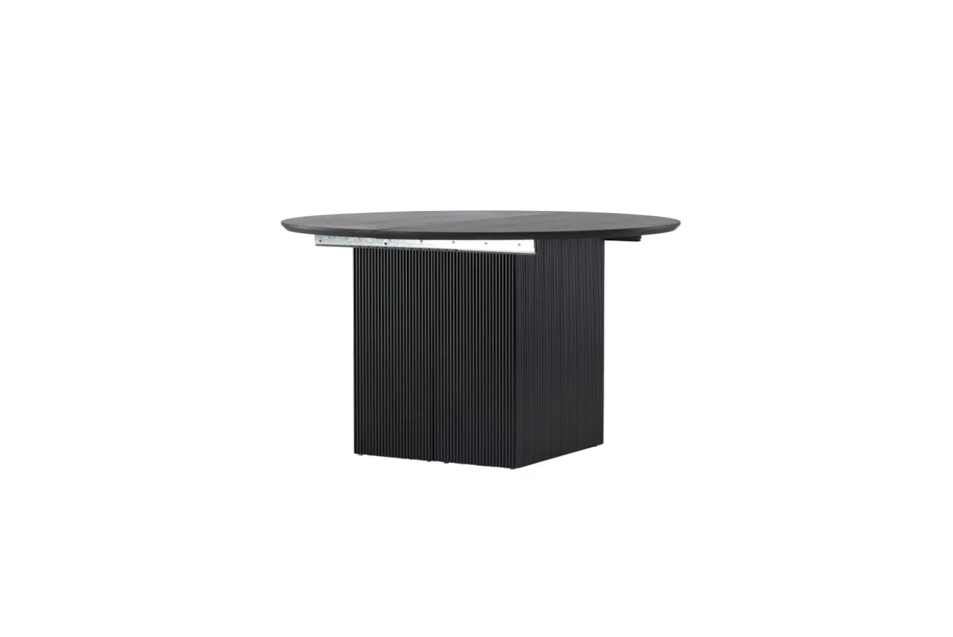 Fjôrd Eettafel Matilda Rond Extendable Ø130/180cm Zwart Mdf