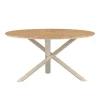 Fjôrd Eettafel Mexico Teak Naturel ø140cm