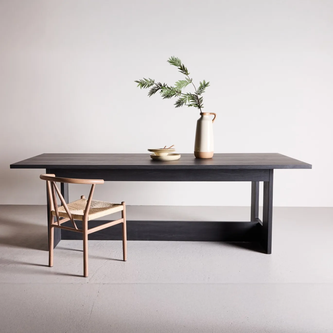 Fjôrd Eettafel Milly Zwart 235x100cm