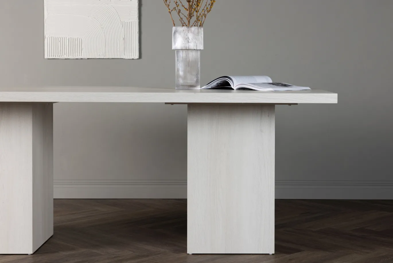 Fjôrd Eettafel Olga Whitewash 200cm