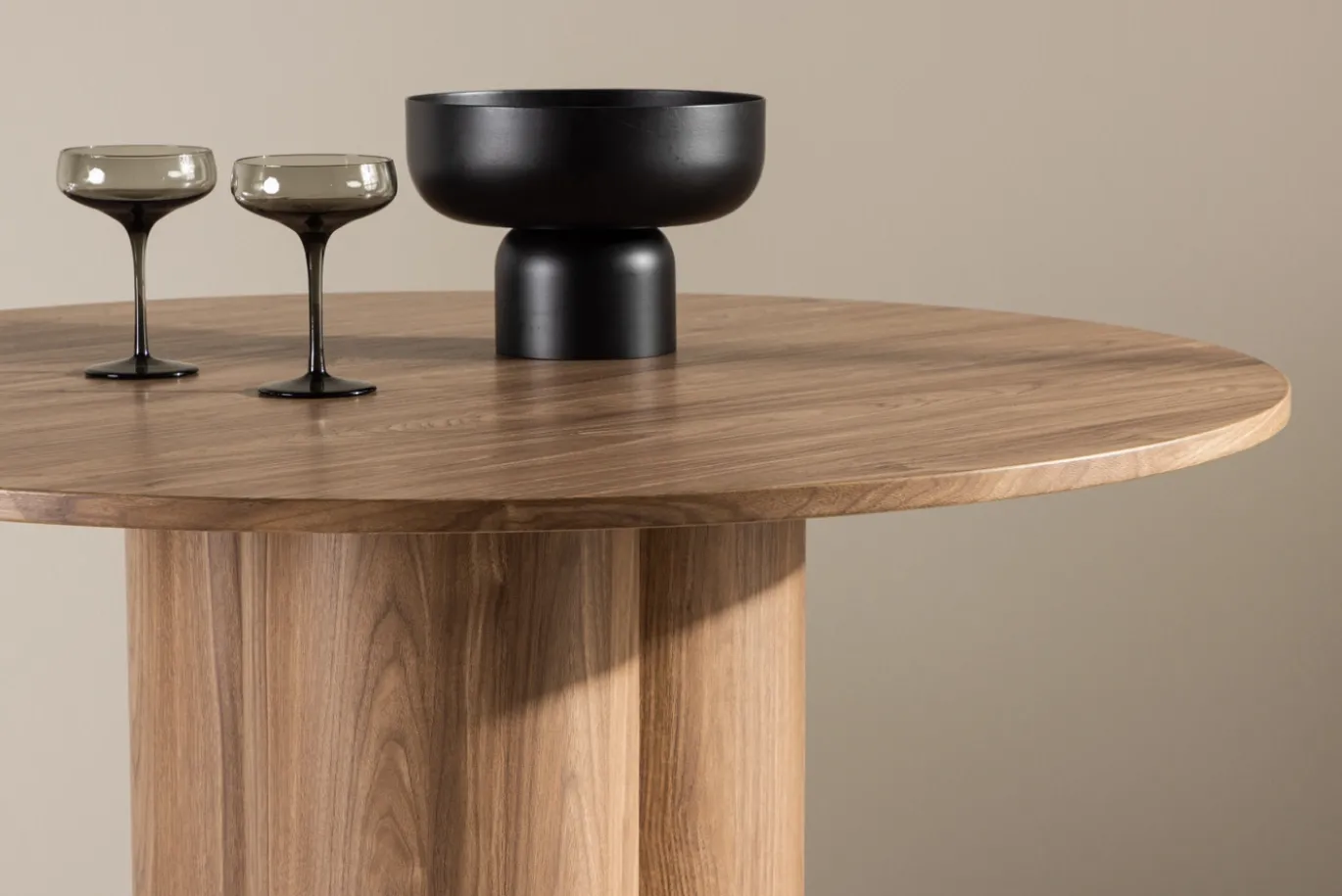 Fjôrd Eettafel Olivia Ø110cm Bruin