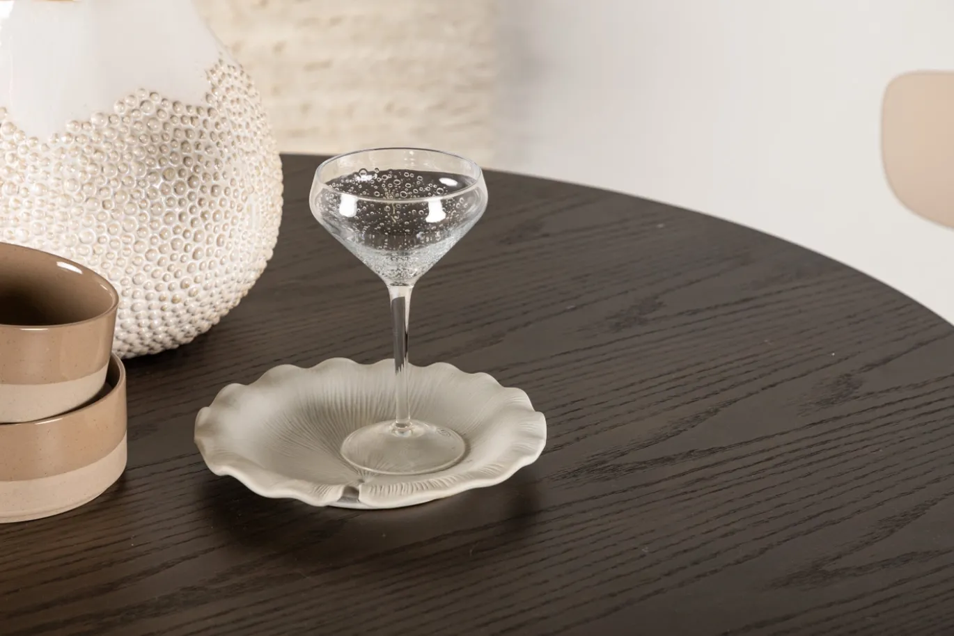 Fjôrd Eettafel Olivia Ø110cm Mokka Fineer